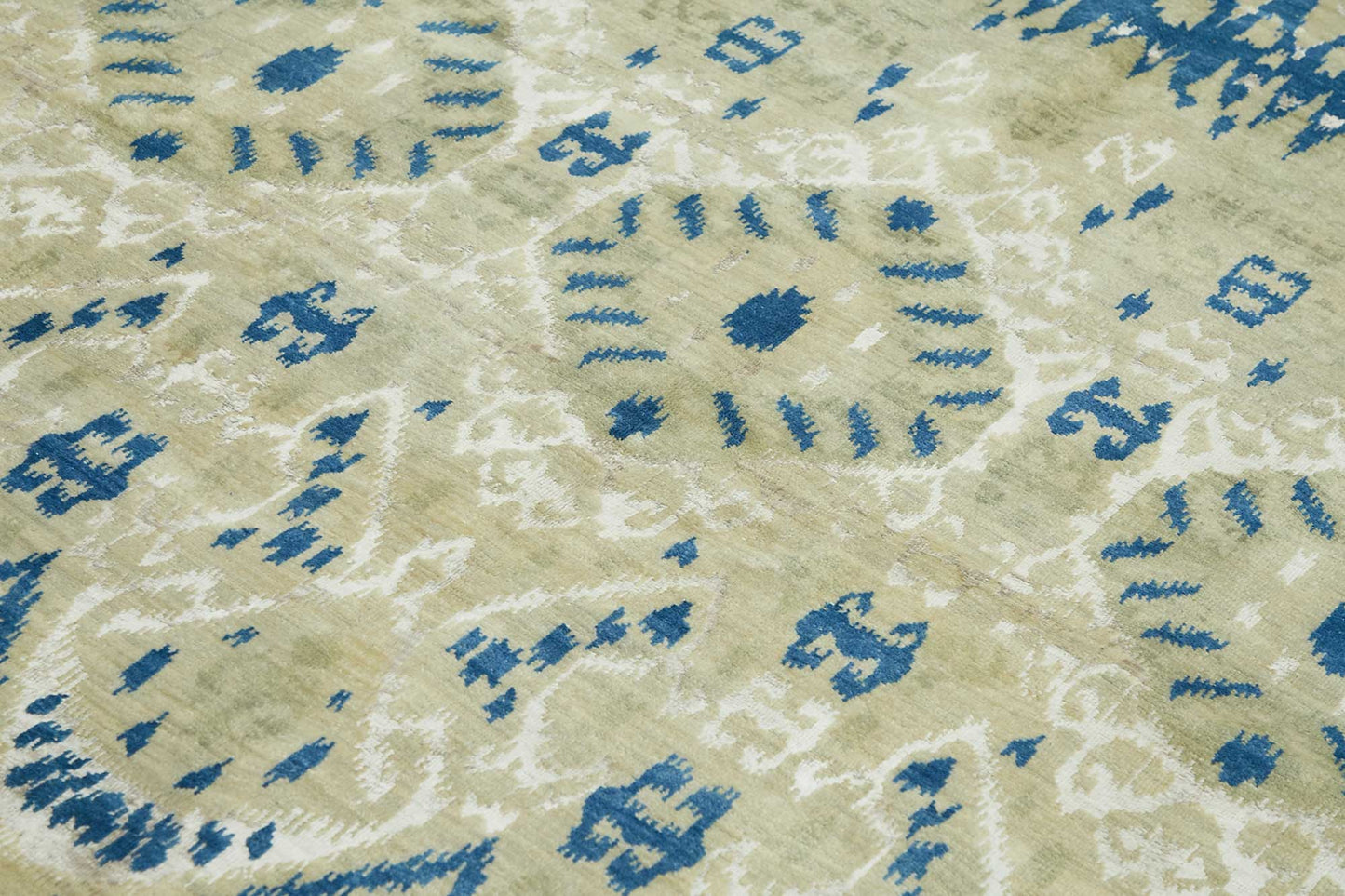 8x10 Hand-Knotted Wool Oushak Rug - 49129