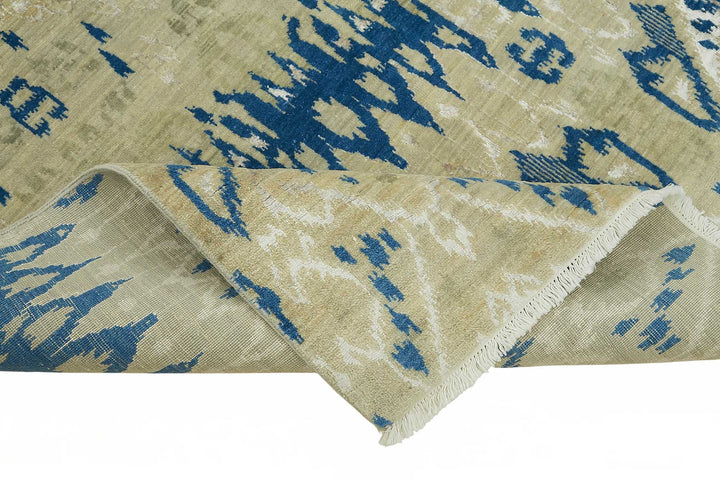 8x10 Hand-Knotted Wool Oushak Rug - 49129