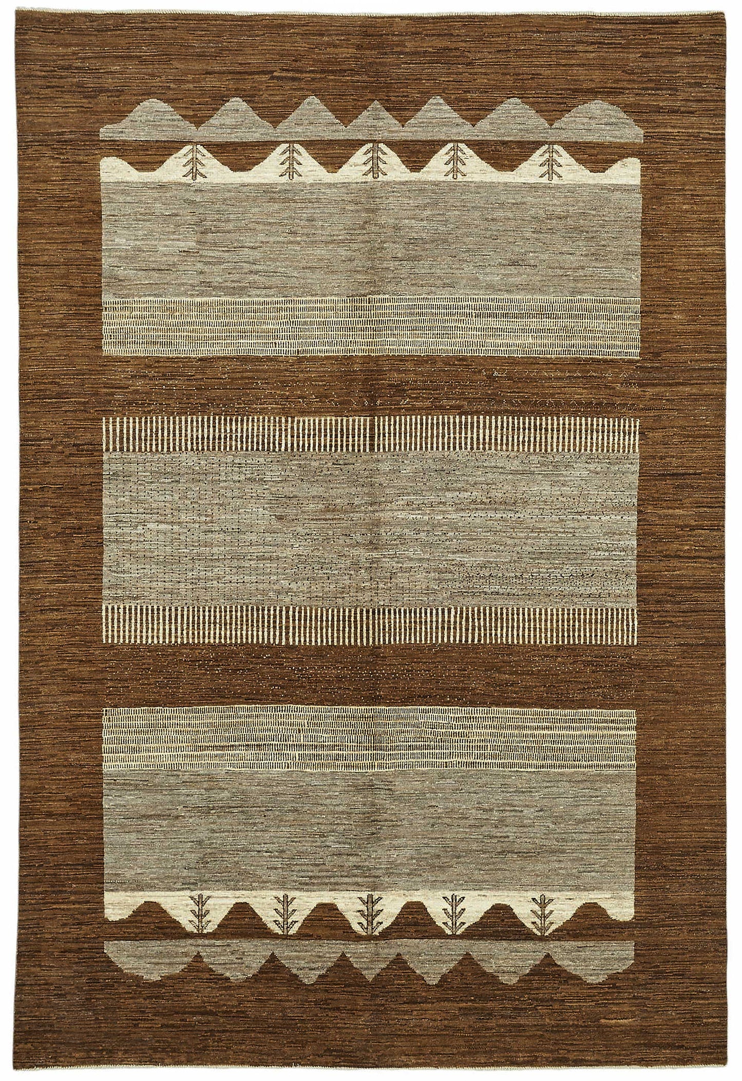 6x10 Hand-Knotted Wool Oushak Rug - 49132