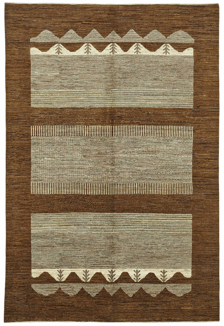 6x10 Hand-Knotted Wool Oushak Rug - 49132