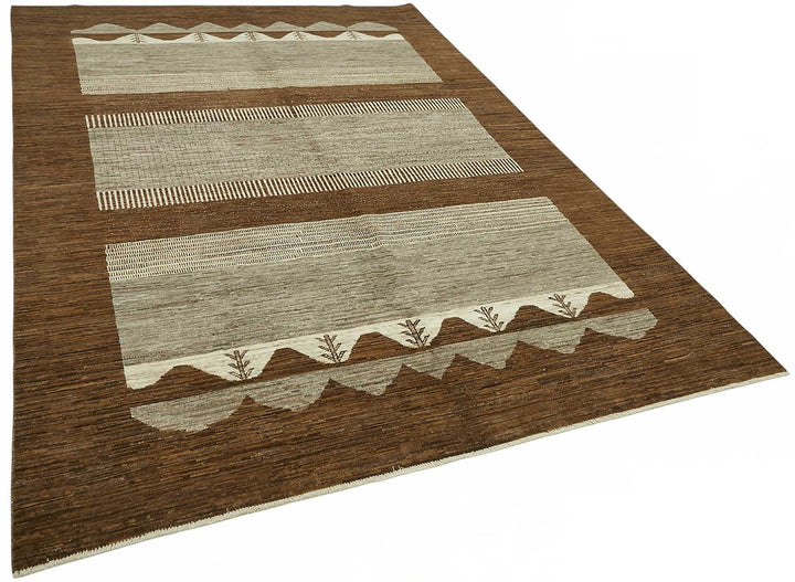6x10 Hand-Knotted Wool Oushak Rug - 49132