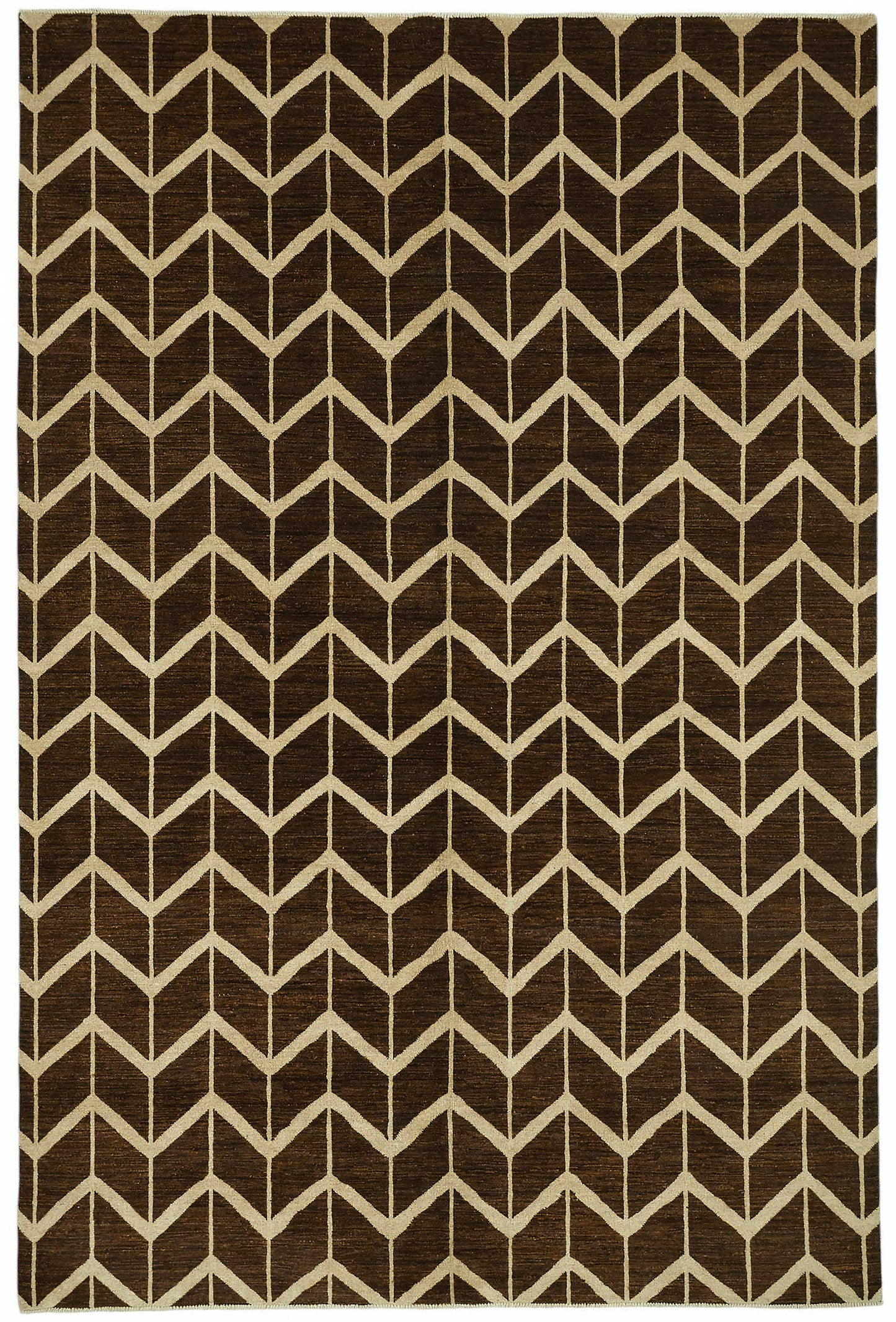 6x10 Hand-Knotted Wool Oushak Rug - 49133