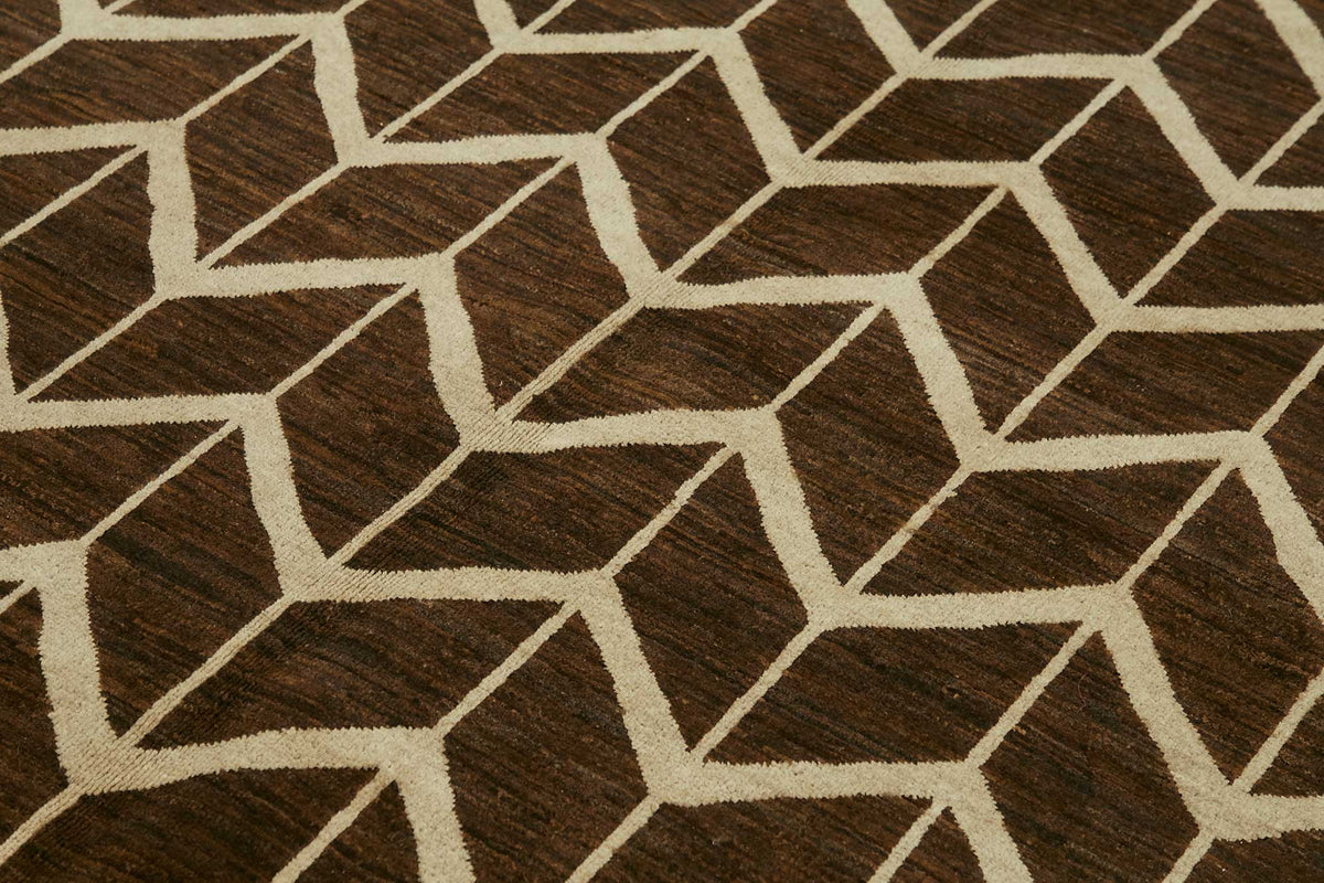 6x10 Hand-Knotted Wool Oushak Rug - 49133
