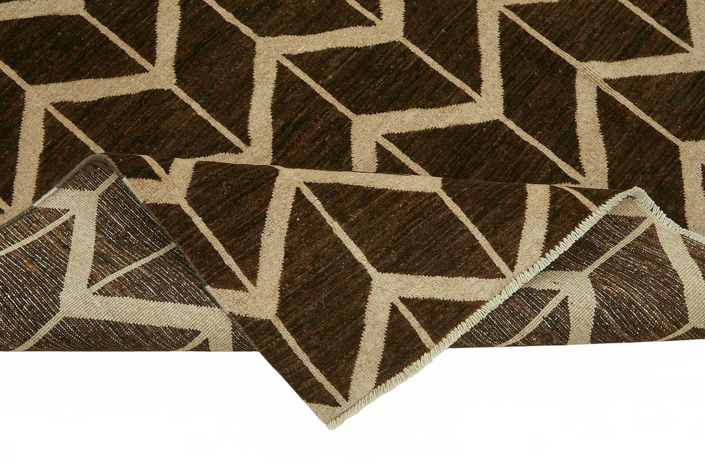 6x10 Hand-Knotted Wool Oushak Rug - 49133