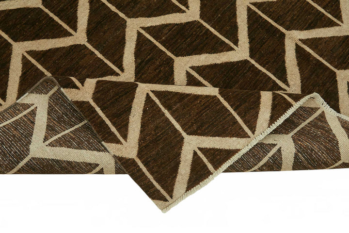 6x10 Hand-Knotted Wool Oushak Rug - 49133