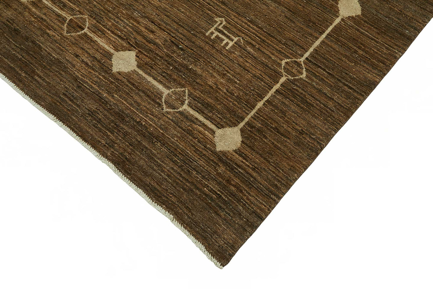 7x10 Hand-Knotted Wool Oushak Rug - 49134