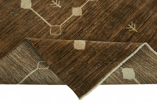 7x10 Hand-Knotted Wool Oushak Rug - 49134