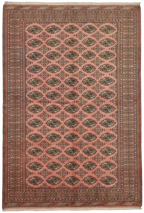 7x9 Hand-Knotted Wool Oushak Rug - 49136