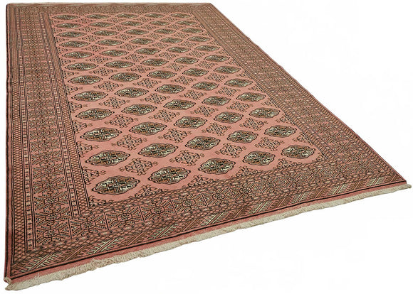 7x9 Hand-Knotted Wool Oushak Rug - 49136