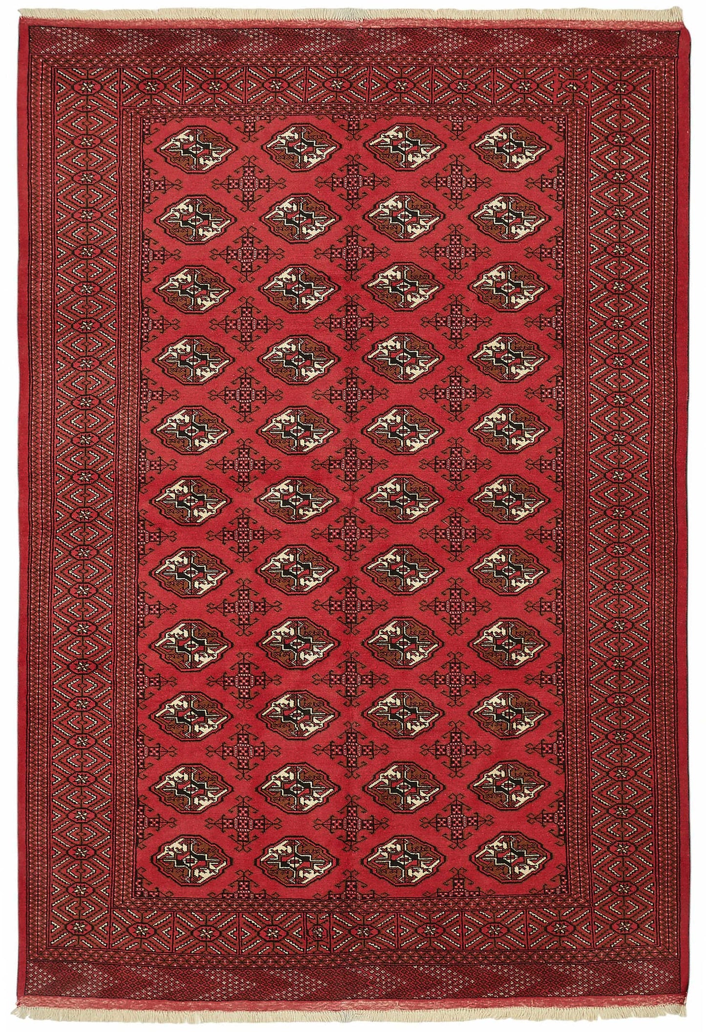5x8 Hand-Knotted Wool Oushak Rug - 49137