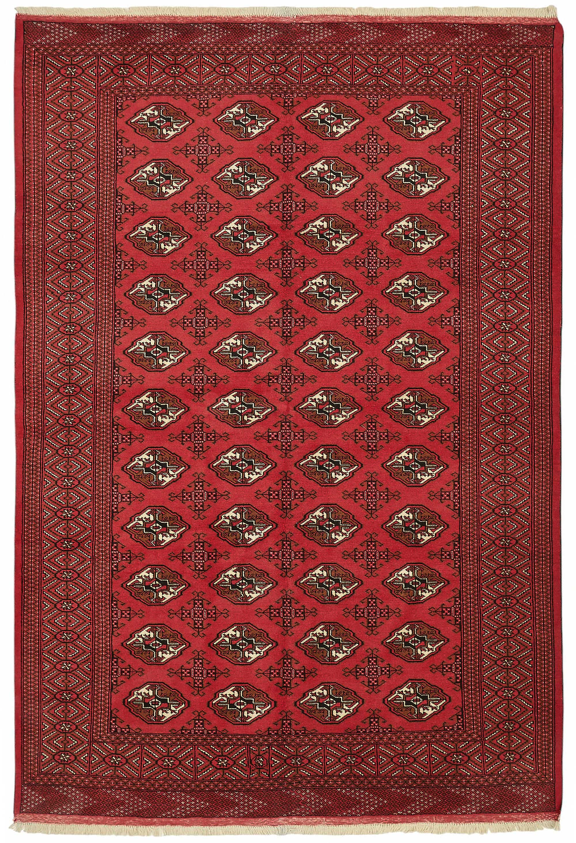 5x8 Hand-Knotted Wool Oushak Rug - 49137