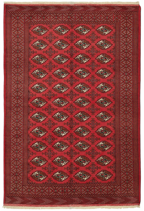 5x8 Hand-Knotted Wool Oushak Rug - 49137