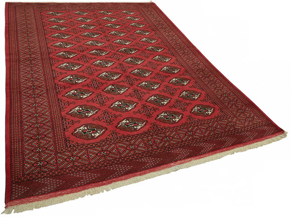 5x8 Hand-Knotted Wool Oushak Rug - 49137