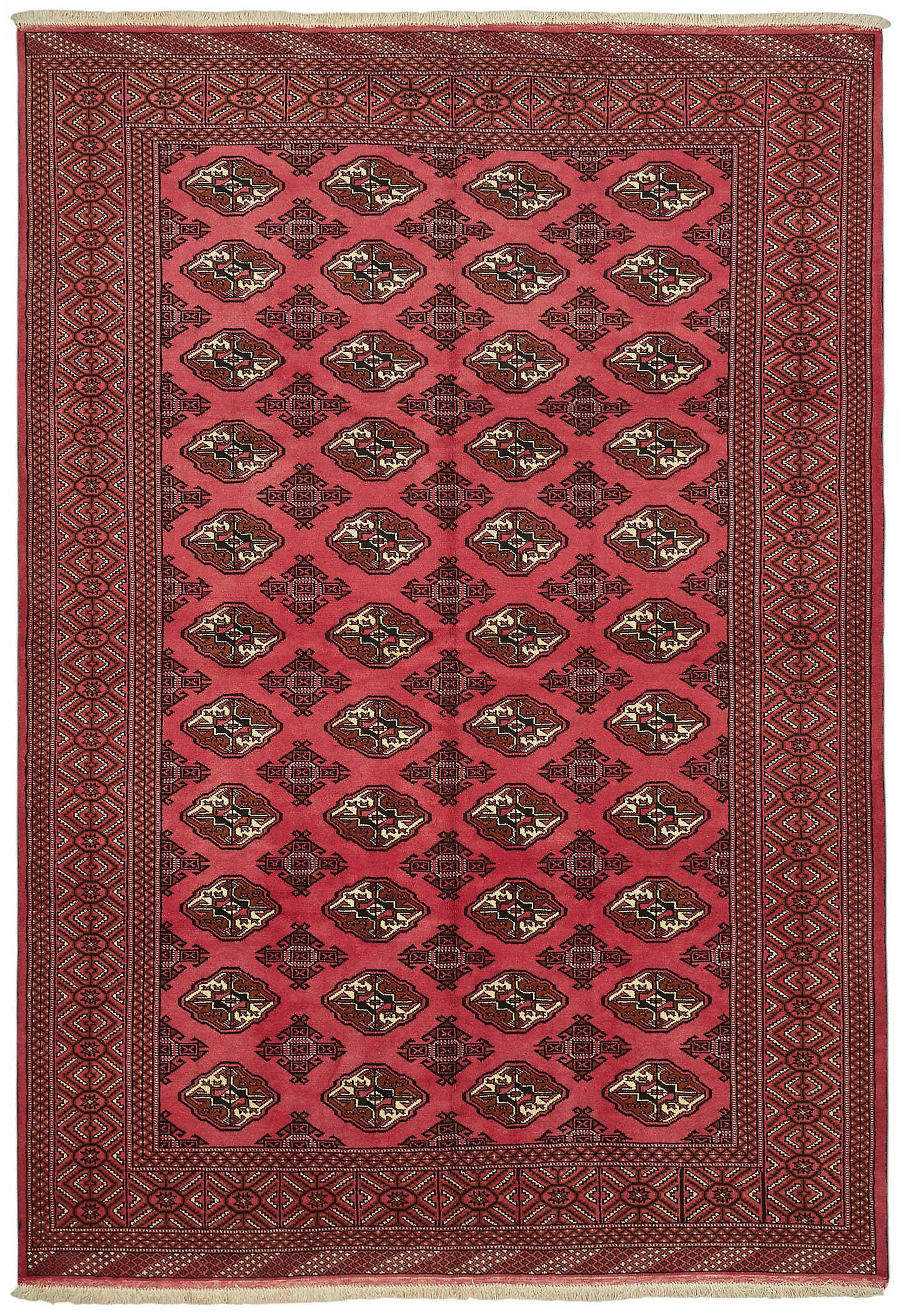 7x9 Hand-Knotted Wool Oushak Rug - 49138