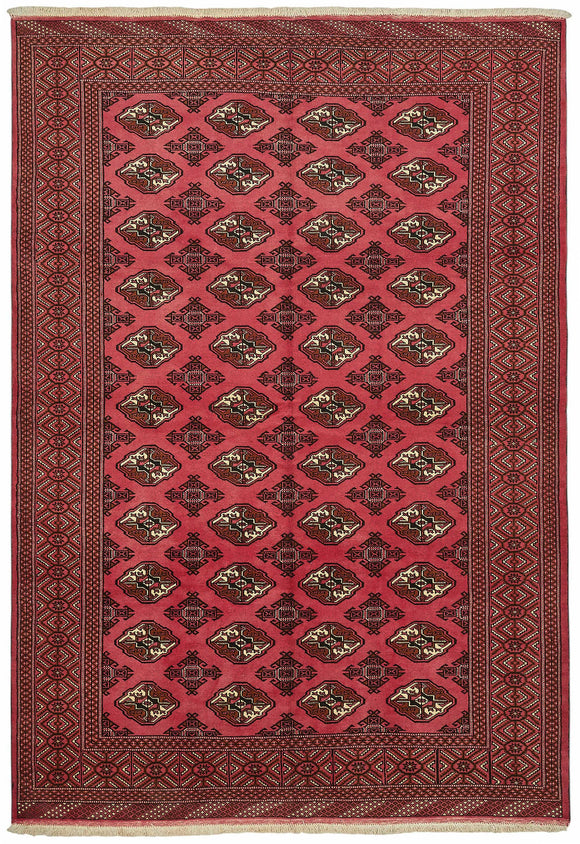 7x9 Hand-Knotted Wool Oushak Rug - 49138
