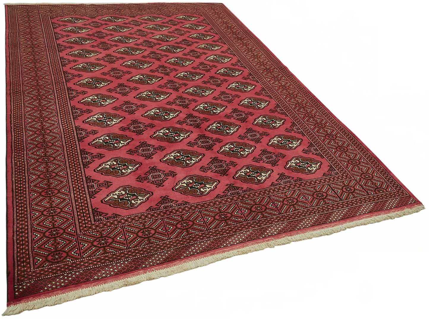 7x9 Hand-Knotted Wool Oushak Rug - 49138