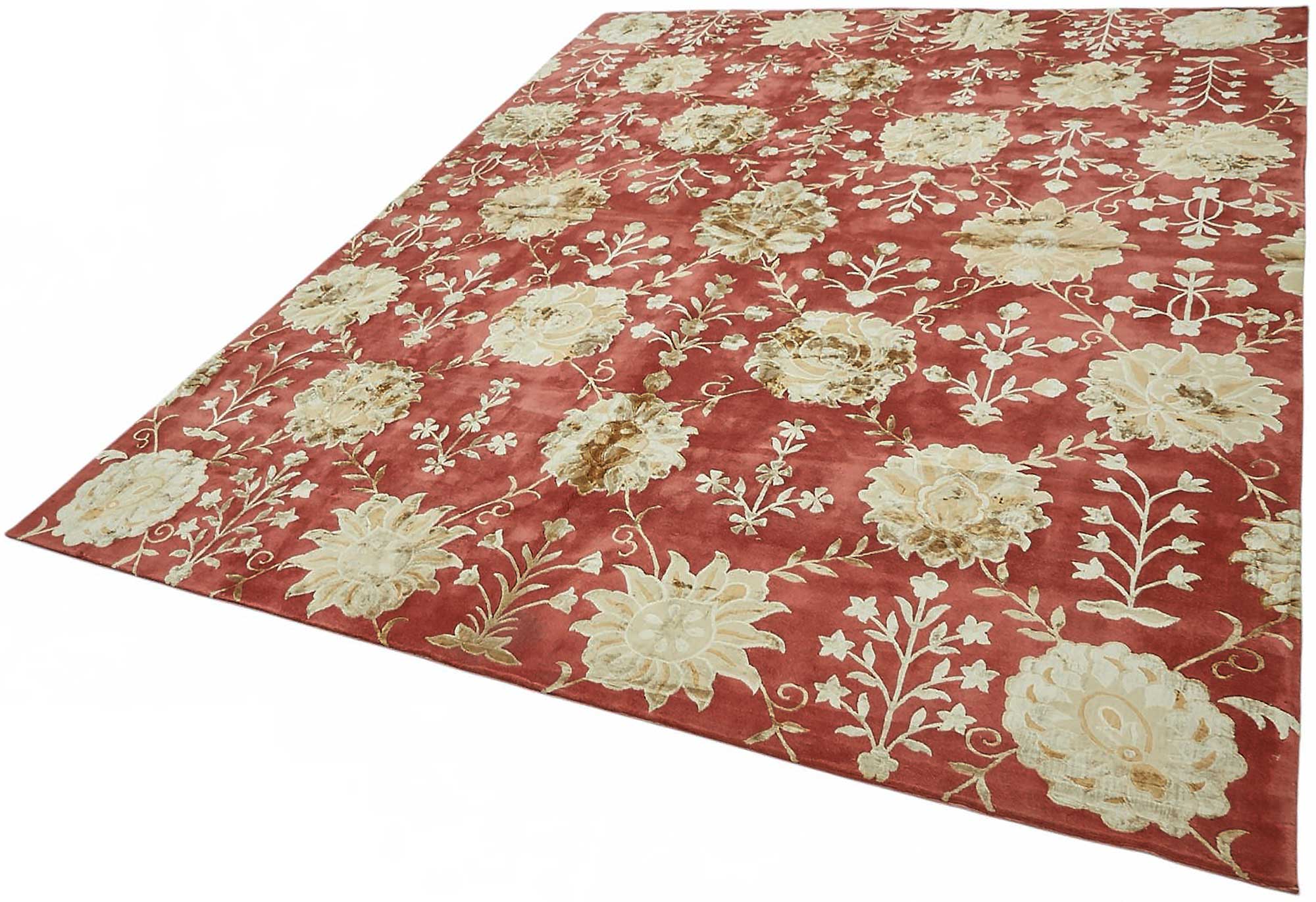 8x10 Hand-Knotted Wool Oushak Rug - 49139