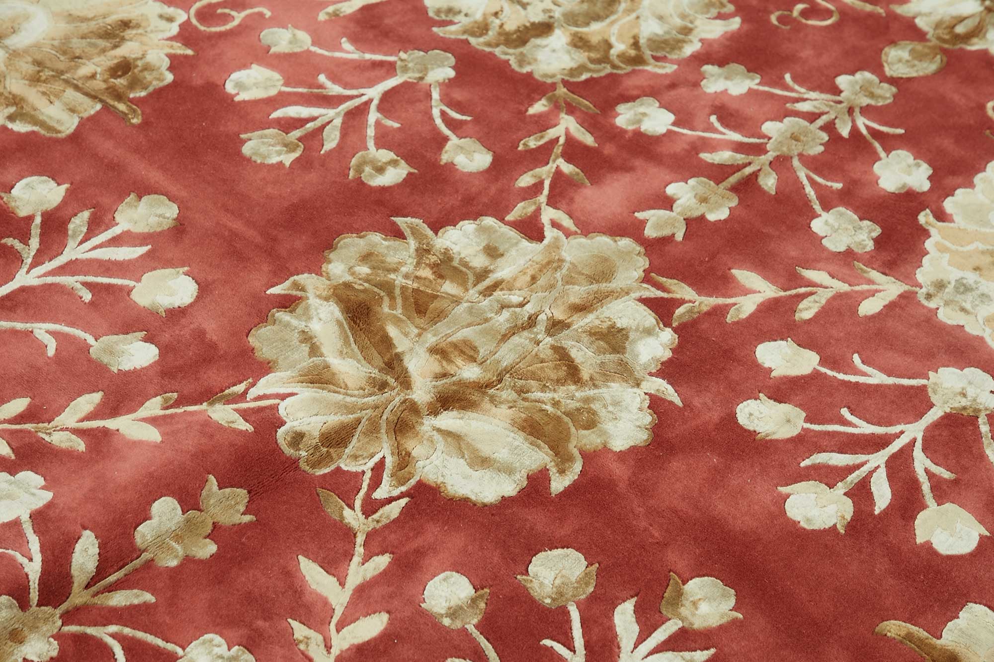 8x10 Hand-Knotted Wool Oushak Rug - 49139