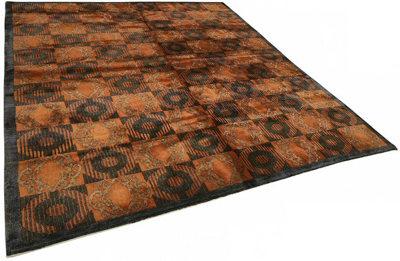 8x10 Hand-Knotted Oushak Rug - 49140