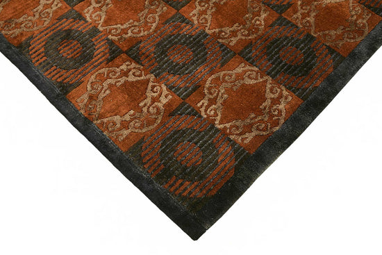 8x10 Hand-Knotted Oushak Rug - 49140