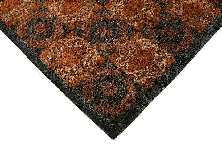 8x10 Hand-Knotted Oushak Rug - 49140