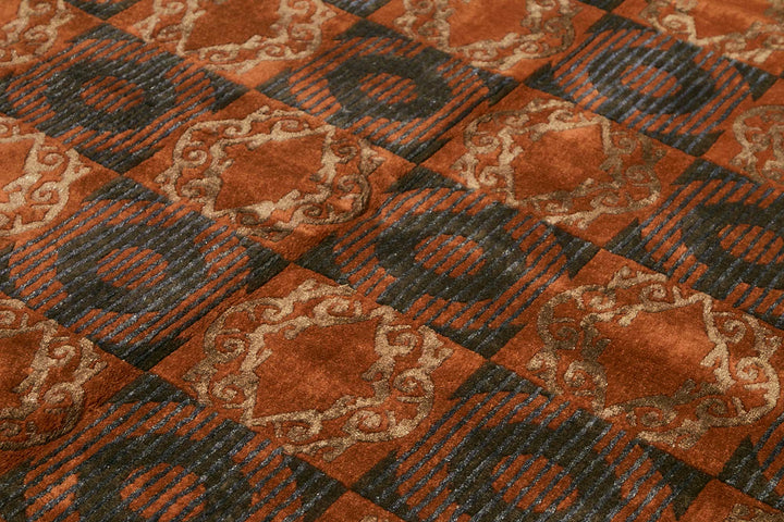 8x10 Hand-Knotted Oushak Rug - 49140