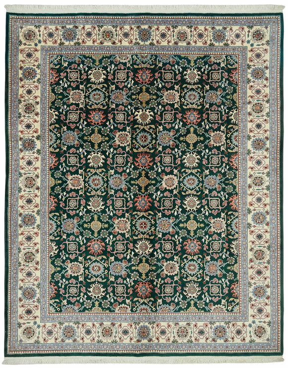 8x10 Hand-Knotted Wool Oushak Rug - 49144