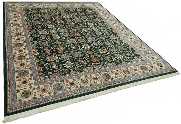 8x10 Hand-Knotted Wool Oushak Rug - 49144