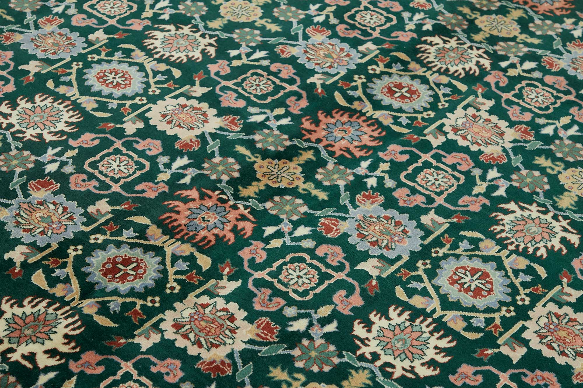 8x10 Hand-Knotted Wool Oushak Rug - 49144