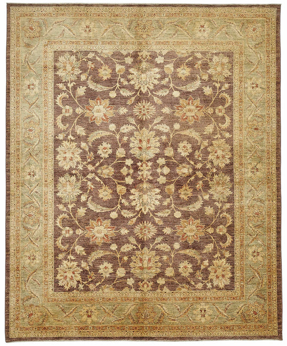 8x10 Hand-Knotted Wool Oushak Rug - 49145