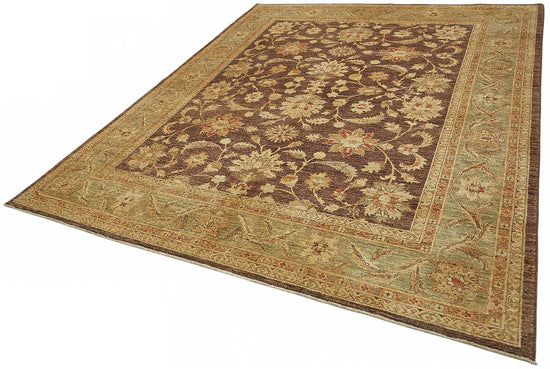 8x10 Hand-Knotted Wool Oushak Rug - 49145