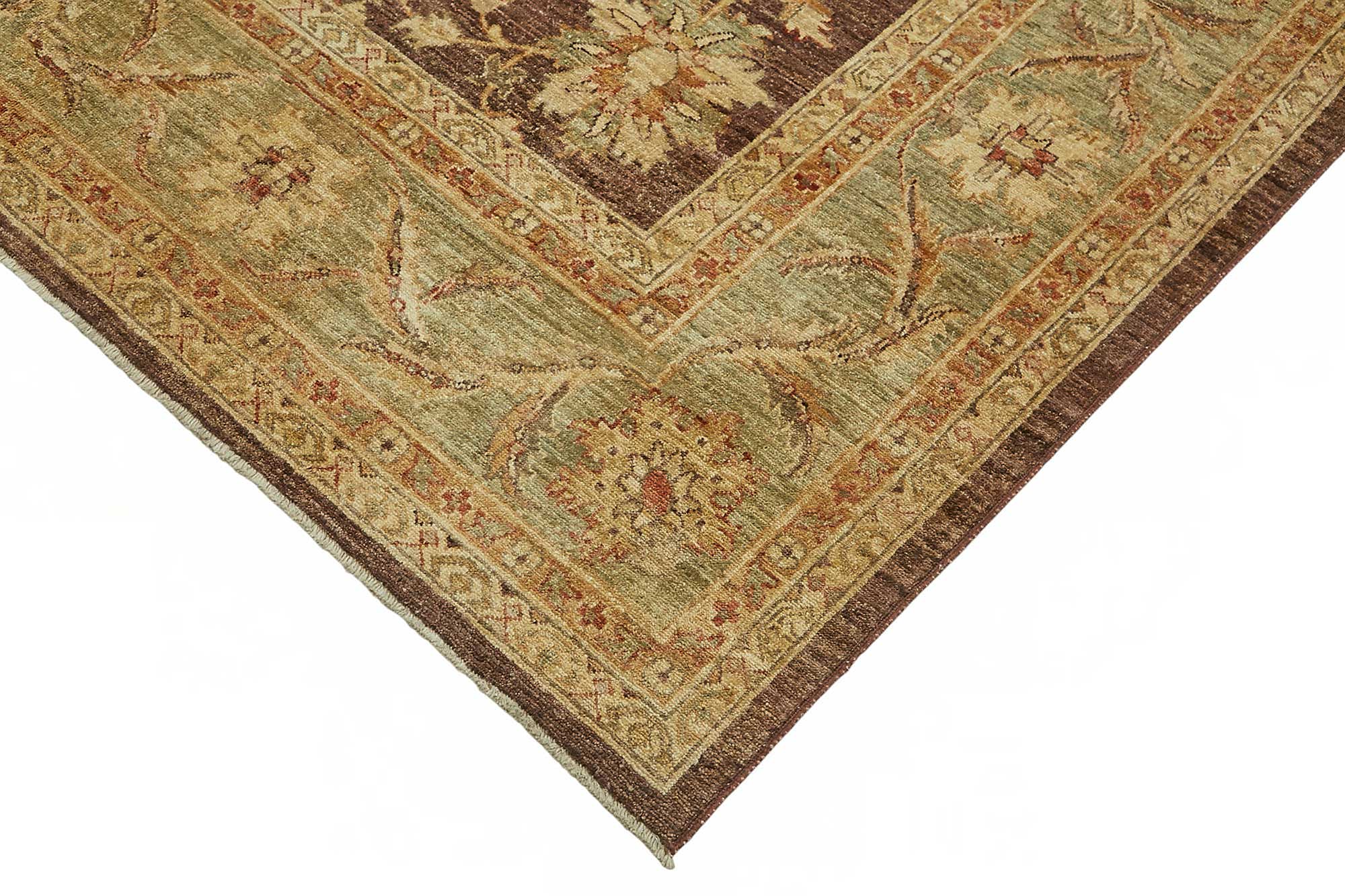 8x10 Hand-Knotted Wool Oushak Rug - 49145