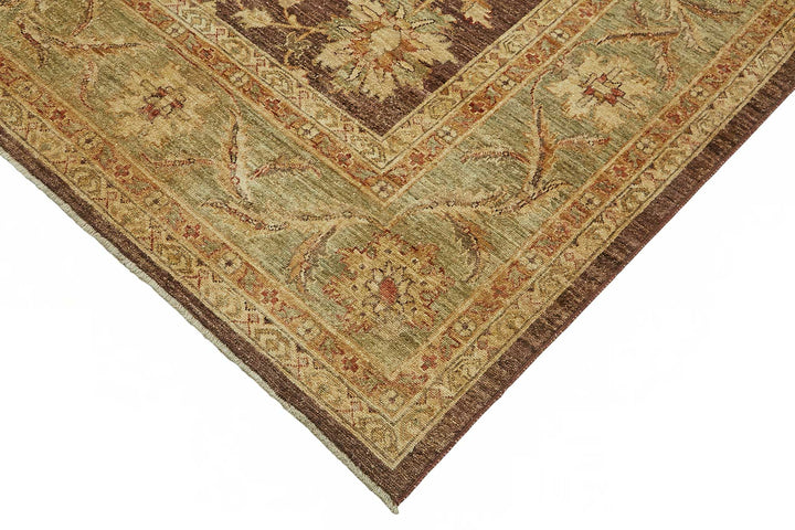 8x10 Hand-Knotted Wool Oushak Rug - 49145