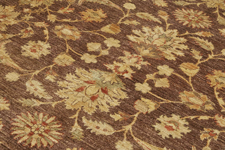 8x10 Hand-Knotted Wool Oushak Rug - 49145