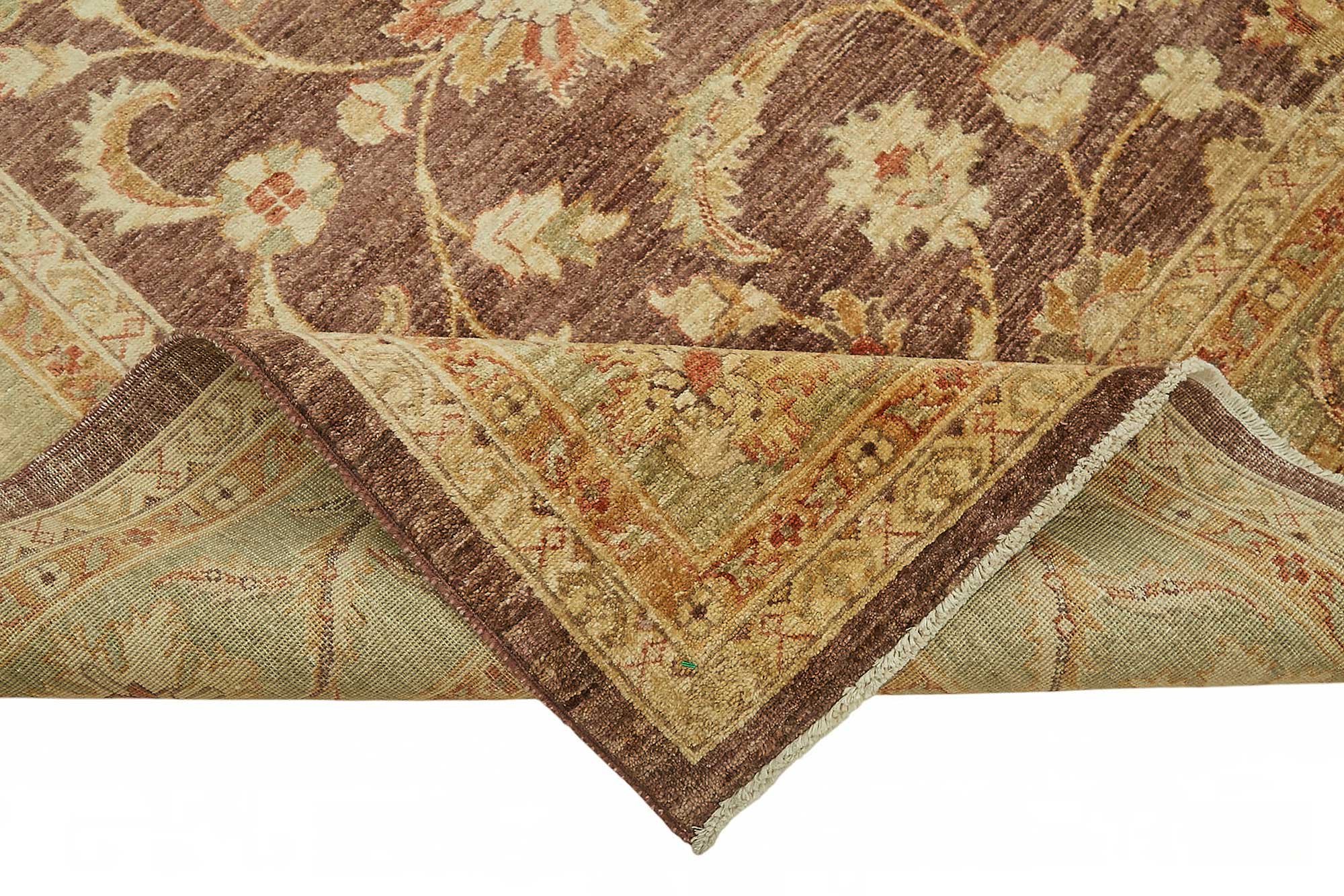 8x10 Hand-Knotted Wool Oushak Rug - 49145