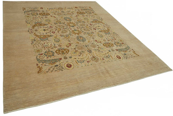 8x10 Hand-Knotted Wool Oushak Rug - 49146