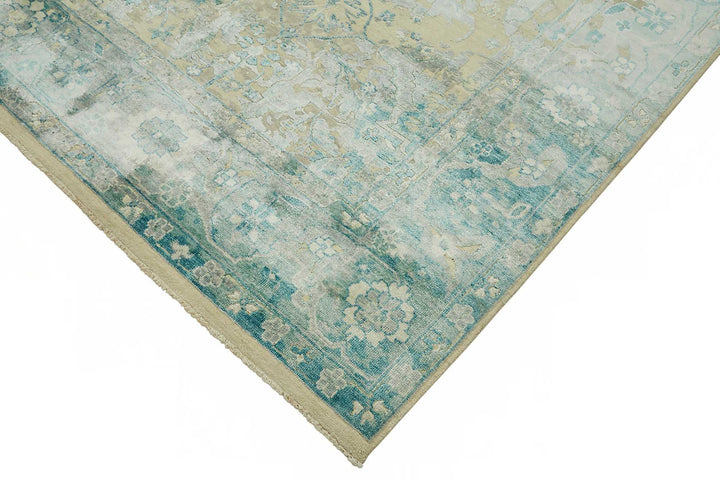 9x12 Hand-Knotted Wool Oushak Rug - 49147
