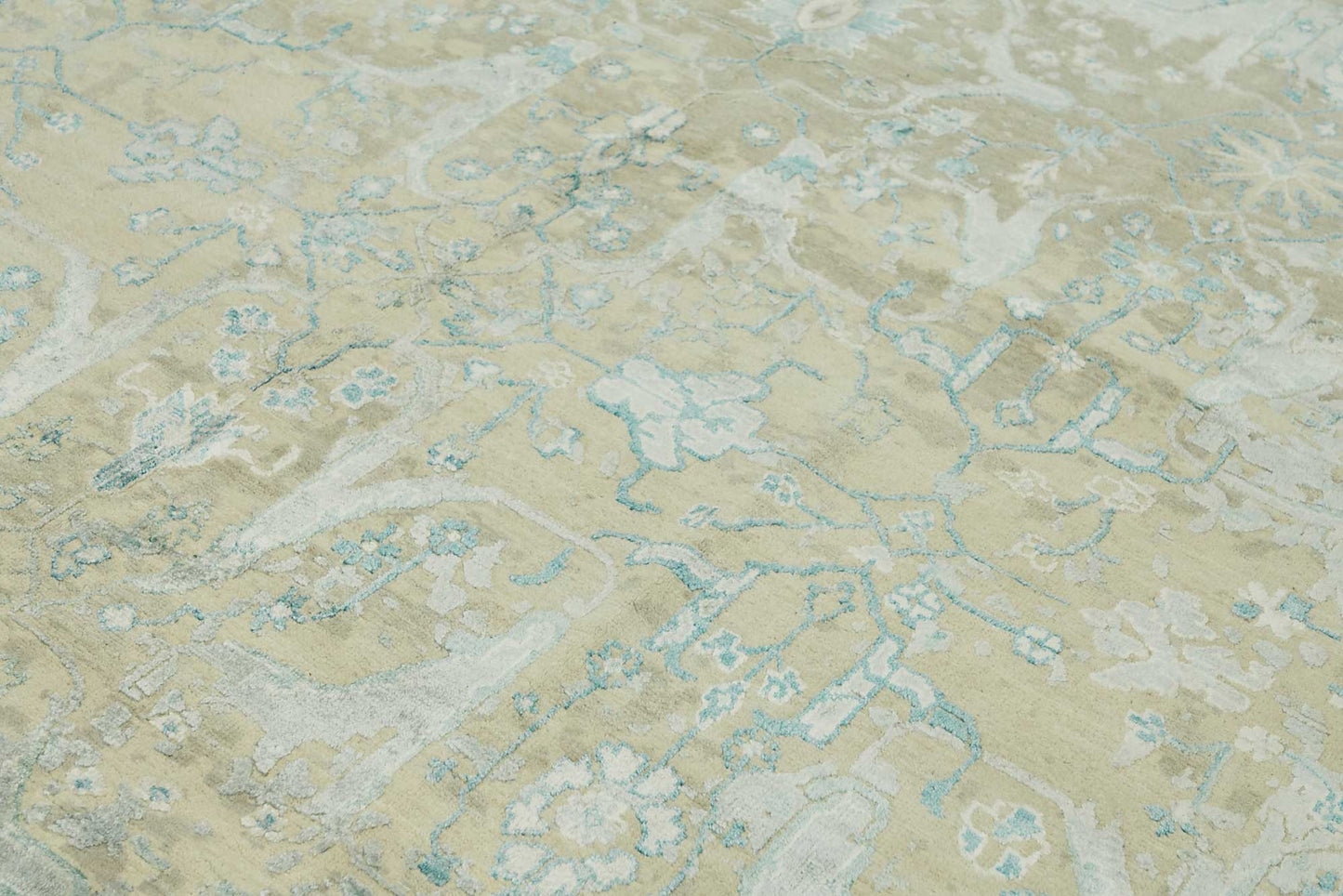 9x12 Hand-Knotted Wool Oushak Rug - 49147