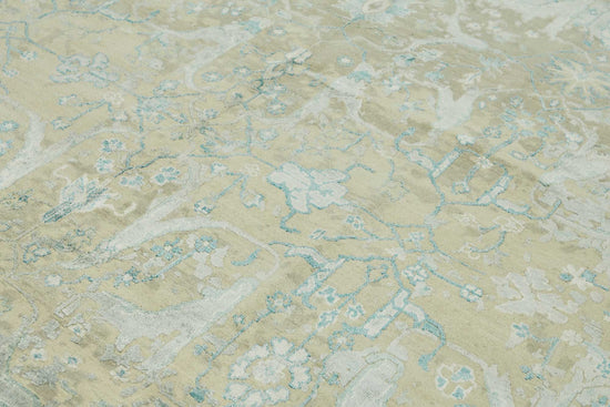 9x12 Hand-Knotted Wool Oushak Rug - 49147