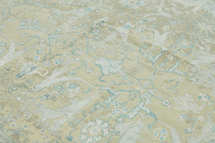 9x12 Hand-Knotted Wool Oushak Rug - 49147