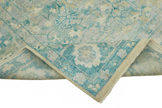 9x12 Hand-Knotted Wool Oushak Rug - 49147