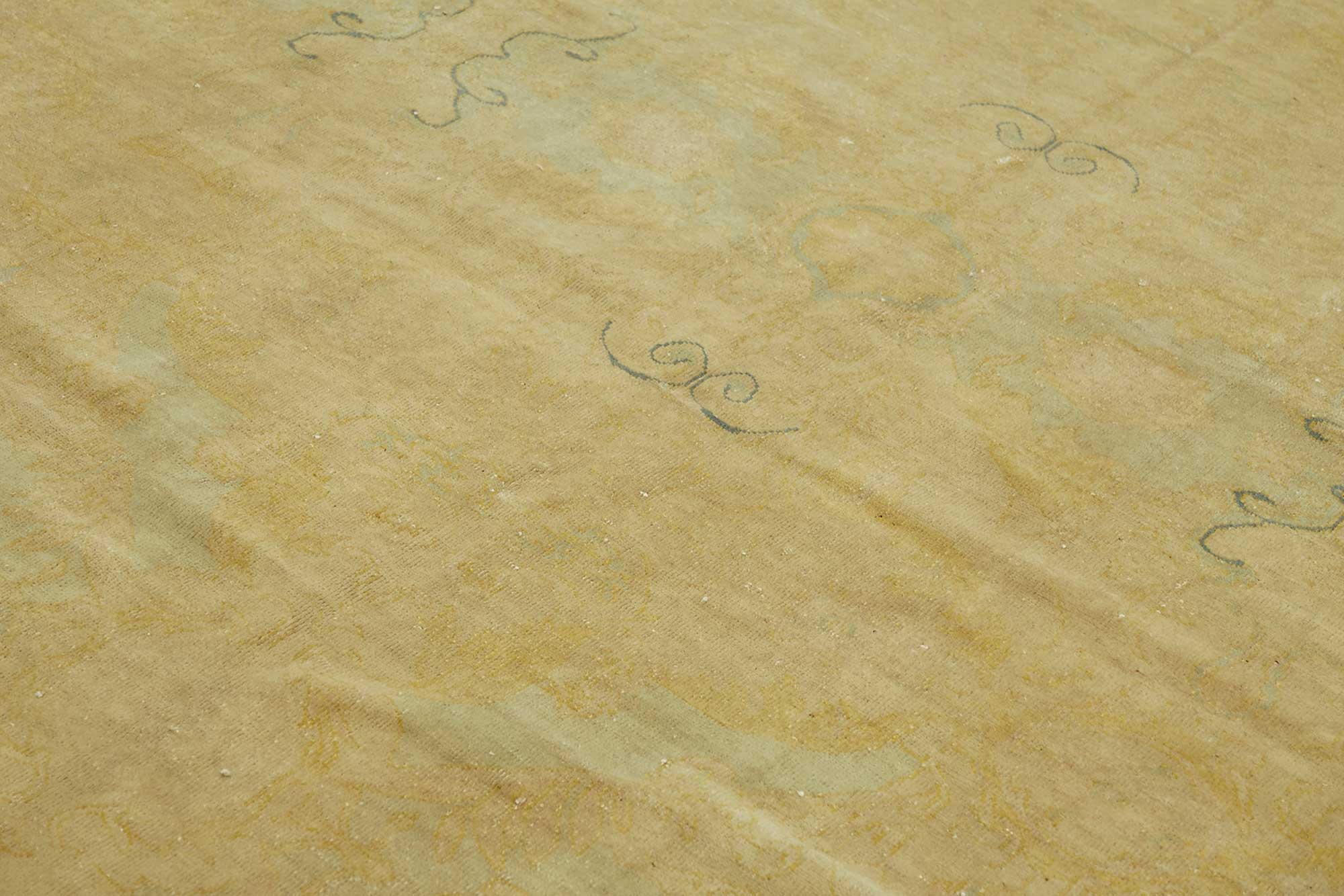 8x10 Hand-Knotted Wool Oushak Rug - 49148