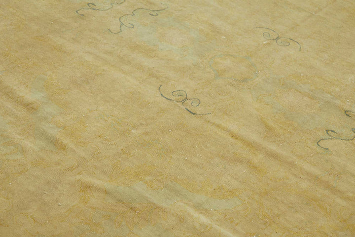 8x10 Hand-Knotted Wool Oushak Rug - 49148