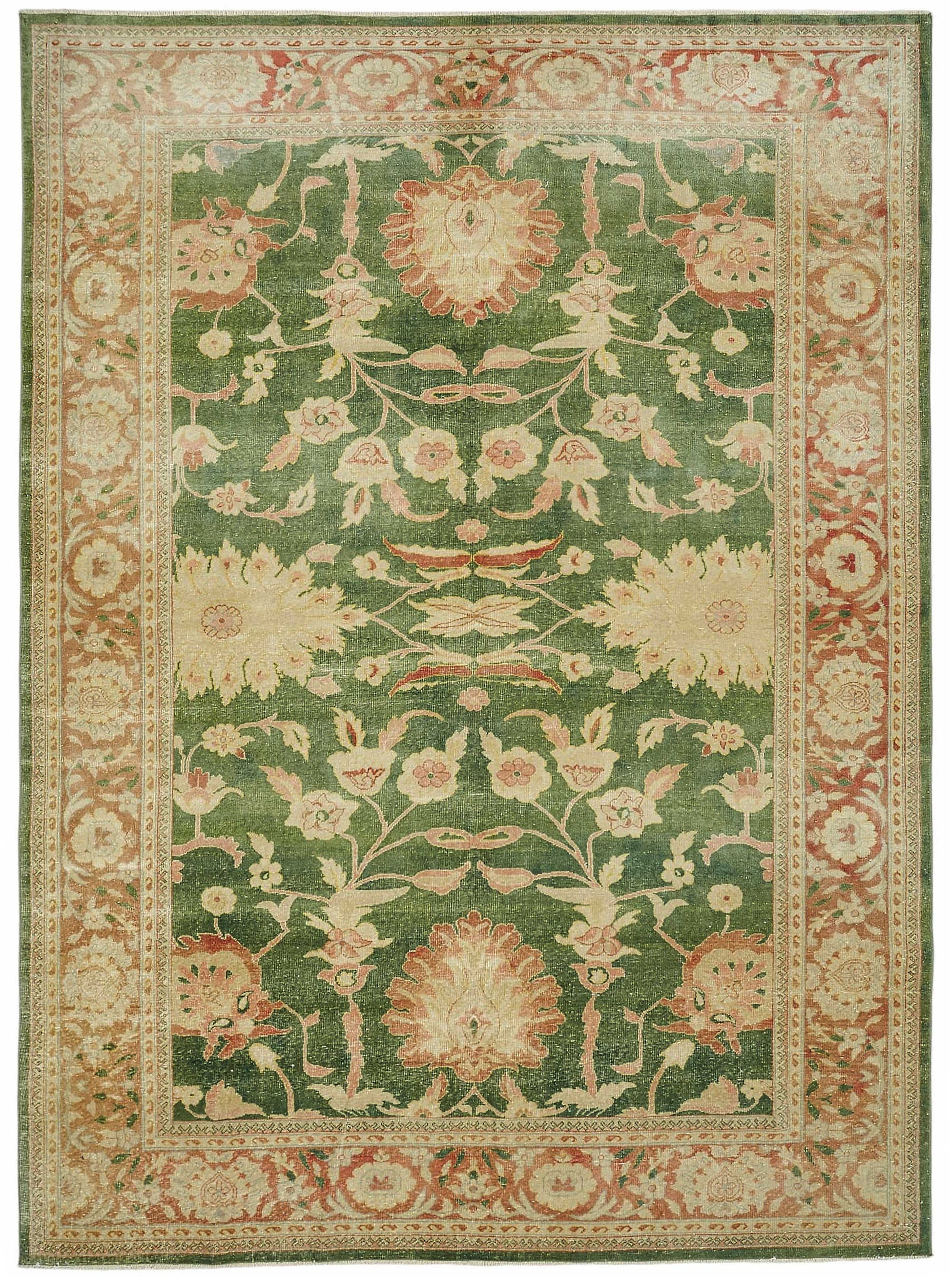 8x10 Hand-Knotted Wool Oushak Rug - 49150