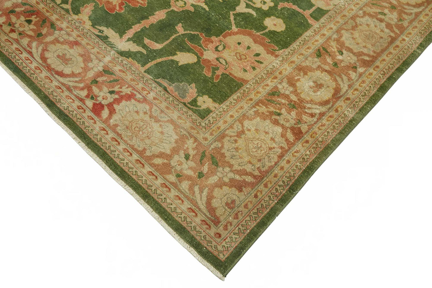 8x10 Hand-Knotted Wool Oushak Rug - 49150