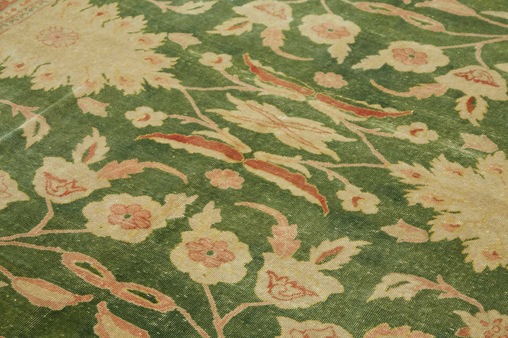 8x10 Hand-Knotted Wool Oushak Rug - 49150