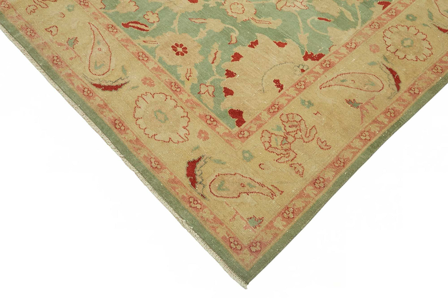 8x10 Hand-Knotted Wool Oushak Rug - 49151