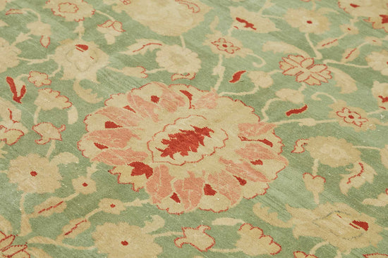 8x10 Hand-Knotted Wool Oushak Rug - 49151