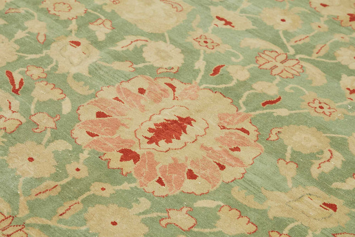 8x10 Hand-Knotted Wool Oushak Rug - 49151