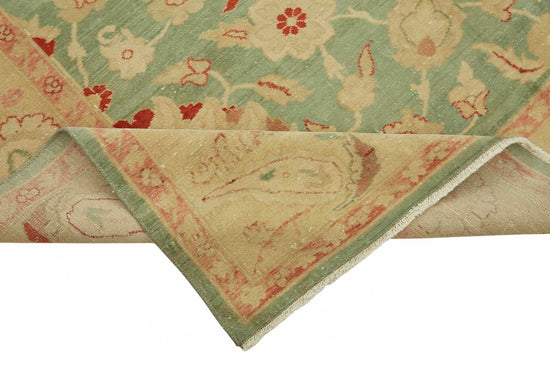 8x10 Hand-Knotted Wool Oushak Rug - 49151